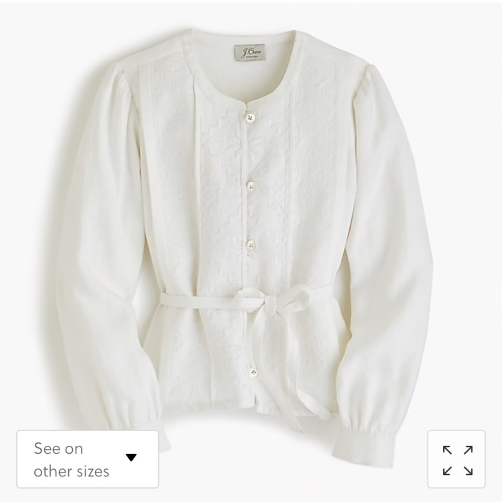 NWOT J Crew Linen Jacket